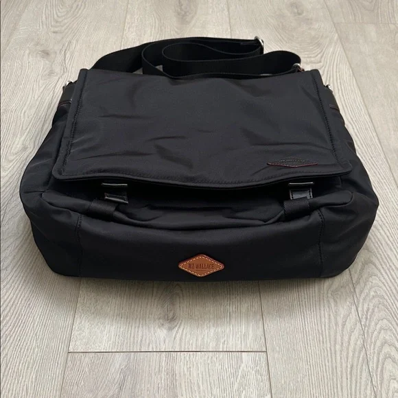 NEW MZ WALLACE Bleecker Messenger bag black crossbody bag straps nylon